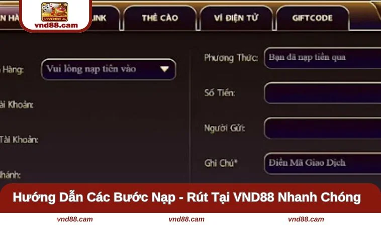 Bật mí chi tiết cách thực hiện giao dịch tại cổng game VND88 cho newbie